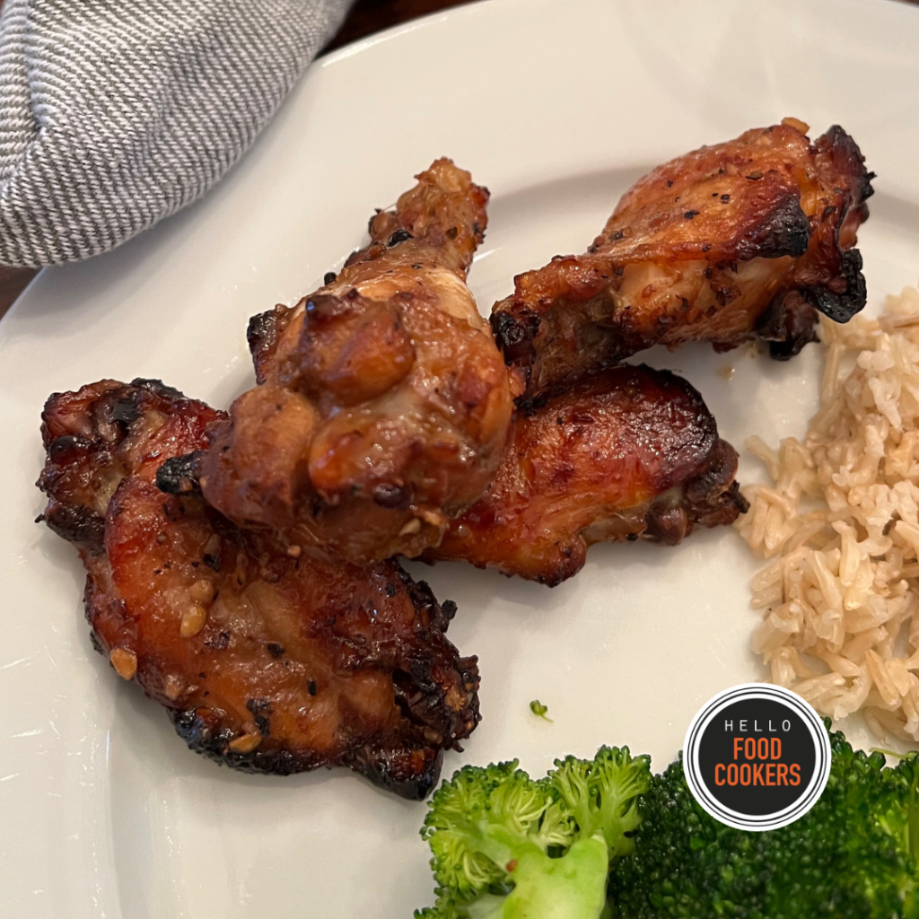 Honey Ginger Wings Featured image Hello Food Cookers- Honey Ginger Wings Recipe