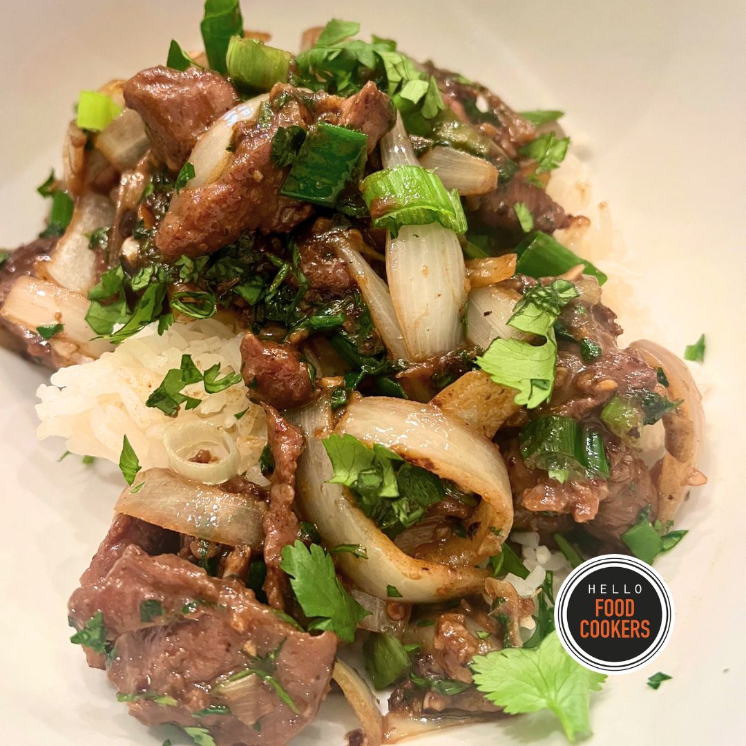 Homemade Cumin steak with Cilantro Recipe